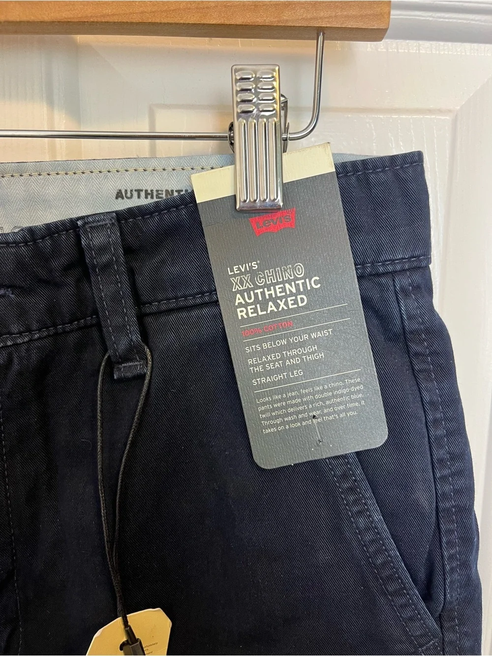 Levi's Dark Navy Casual Straight Chinos